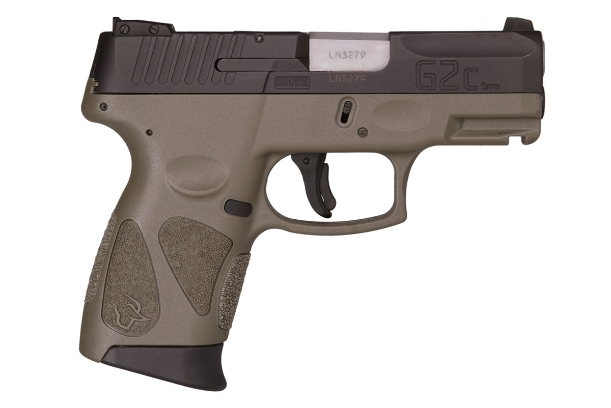 Taurus 1 G2c931 12o Pt111 G2c Compact 9mm Pistol 32 Barrel Two 12rd Mags Od Green Frame 5655