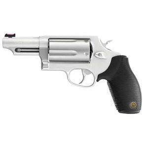 Taurus Judge 45/410 Revolver Single/Double 45 Colt (LC)/410 3" 5 Rd Black Ribber Grip Stainless