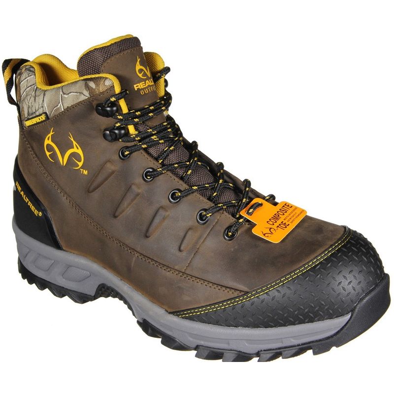 realtree steel toe boots