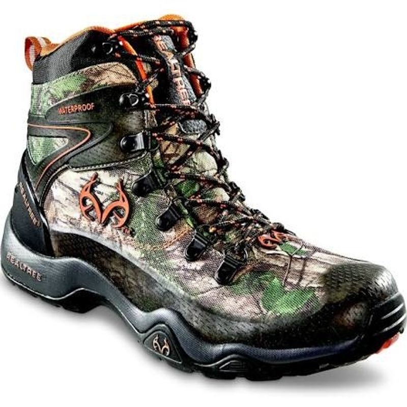 realtree steel toe boots