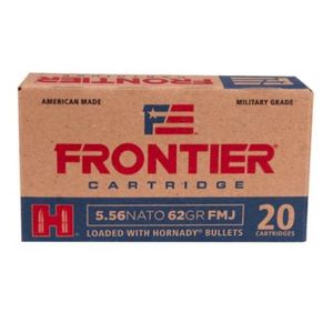 HORNADY 5.56 NATO 62 gr FMJ Frontier 20Box