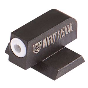 Night Fision CNK025001WGX Night Sight Front Square Top Century Canik TP9SFx/TP9SFL Green Tritium w/White Outline Black