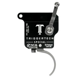 TriggerTech R7LSBS13TBC Special  with Bolt Release Remington 700 Stainless Single-Stage Traditional Curved 1.00-3.50 lbs Left