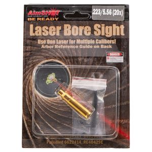 Aimshot BS22320X Boresight Laser 223 20x Laser Boresighter Cartridge 223 Rem Brass