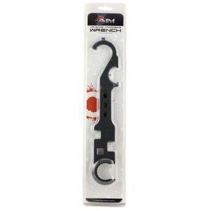 Aim Sports PJTW3 AR-15 Stock Combo Wrench Tool M16, M4, and AR-Style Rifles Steel Metal