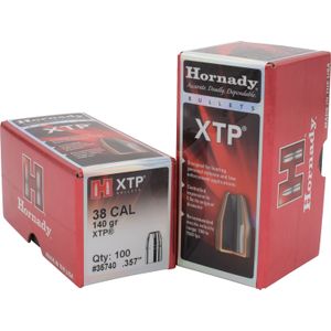 Hornady 35740 XTP 38 Caliber .357 140 GR Hollow Point 100 Box