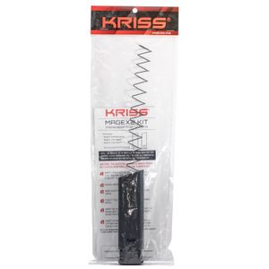 Kriss USA KVAMX2K90BL00 Mag-Ex2 Kit  9mm Luger Glock G17 40rd Black Extended