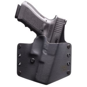 BlackPoint 100119 Standard OWB Compatible with Glock 17/22 Kydex Black