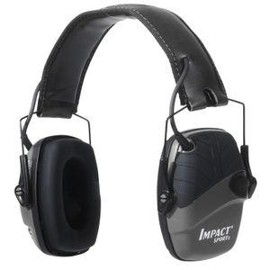 Howard Leight R02524 Impact Sport Over the Head Electronic 22 dB Black