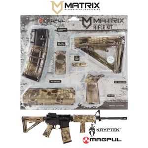 MDI MAGMIL41-HL Kryptek Highlander Magpul MOE Kit Poly AR-15