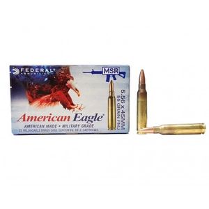 Federal LAKE CITY 5.56 55GR FMJ Boat Tail 20RDS