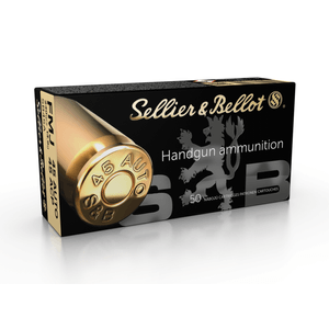 Sellier & Bellot SB45A 45 ACP FMJ 230 grains 14.9 grams Handgun Ammunition 50 rd box