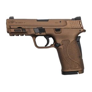 Smith & Wesson M&P380 Shield EZ M2.0 Burnt Bronze Pistol 380 ACP 3.6" Barrel No Thumb Safety