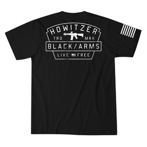Howitzer Arms Badge Tee Black