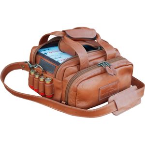 Wild Hare Leather Six Box Carrier Saddle Tan