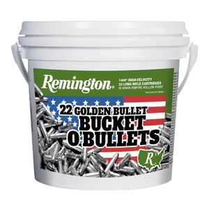 Remington Golden Bullets 22LR 36gr HP - 1400 Round Bucket