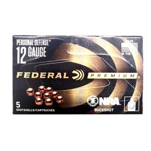 Federal 12GA Personal Defense NRA Buckshot 2.75" 00 Buck 9 Pellets