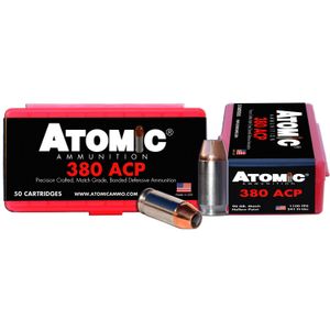 Atomic 00414 Pistol  380 ACP 90 gr Hollow Point (HP) 50 Bx/ 10 Cs