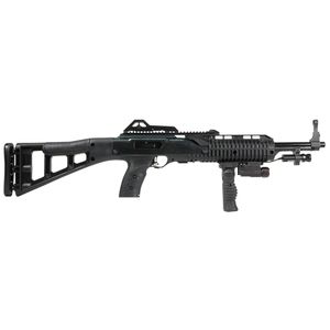 Hi-Point 995FGFLLAZTS 995TS Carbine 9mm Luger 16.50" 10+1 Black All Weather Molded Stock W/Forward Folding Grip, Weapon-Mounted Flashlight and Laser