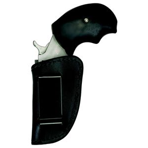 Homeland HLM037BB Boot 'N Belt Boot/Belt NAA Mini-Revolver Leather Black