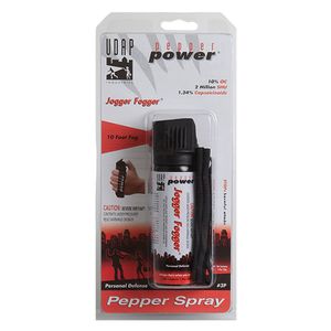 UDAP 3PWH Jogger Fogger Pepper Spray OC Pepper 10 ft Range 1.90 oz