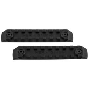 Hera Arms 180101 KeyMod Rail Set 4.09" Black Polymer 2 Pack