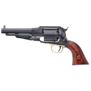 Taylors and Company 432A 1858 Remington Break Open 44 Cal Striker Fire 5.50" 6rd Blued Walnut Grip