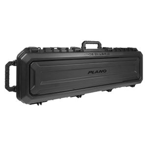 Plano PLA118521 All Weather Double Gun Case 53.5" x 17" x 7" (Exterior) Polymer Black