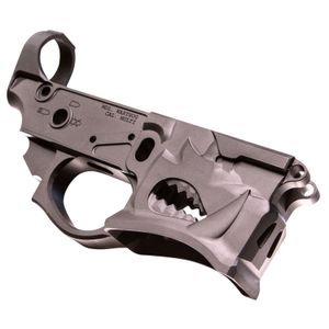 Sharps Bros SBLR02 Warthog Stripped Lower Multi-Caliber Black Anodized Finish 7075-T6 Aluminum Material Compatible with Mil-Spec Parts for AR-15