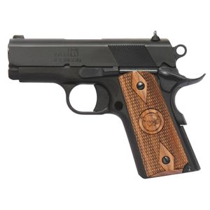 Iver Johnson Arms THRASHER9 1911 Thrasher Officer 70 Series 9mm Luger 3.13" 8+1 Blued Walnut Grip Fixed Sights
