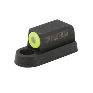 Night Fision CZU075001YGXX OEM Replacement Perfect Dot Night Sight Square Green with Yellow Outline Front Black Frame for CZ P-07, P-09, P-10