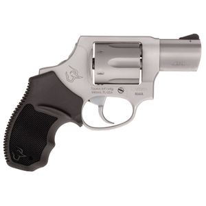 Taurus 2-856029CH 856  38 Special +P 6rd 2" Matte Stainless Steel Black Rubber Grip (Concealed Hammer)