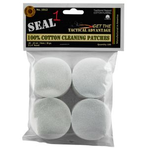 Seal 1 1012 Cleaning Patches  38-45 Cal Cotton 2.25" 100 Per Pack