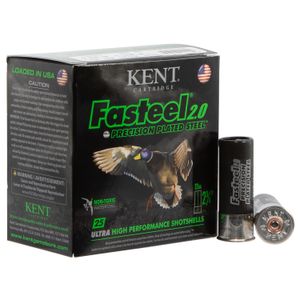 Kent Cartridge K122FS306 Fasteel 2.0 Waterfowl 12 Gauge 2.75" 1-1/16 oz 6 Shot 25 Bx/ 10 Cs