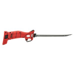 Bubba Blade 1095705 Electric Fillet Battery Powered 7",9",12" Fillet Serrated Carbon Steel Blade Red/Black Non-Slip Handle