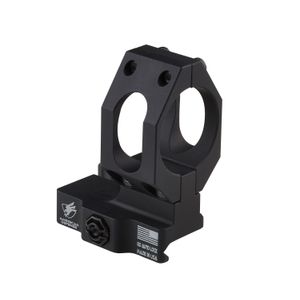 American Defense Mfg AD68STDTL Aimpoint M68/CompM2 Scope Mount/Ring Combo Black Hardcoat Anodized Co-Witness 30mm Tube Low Mount Height Aluminum