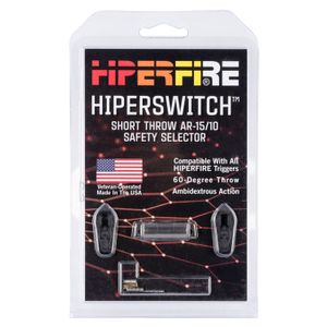 HIPERFIRE HPSBLK Hiperswitch Safety Selector AR Platform Black Steel Ambidextrous