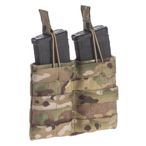 TACSHIELD (MILITARY PROD) T3507CY Speed Load Double Rifle Mag Pouch Coyote 1000D Nylon
