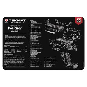 TekMat TEKR17WALPPQM2 Original Cleaning Mat  Walther PPQ Mod2 Parts Diagram 11" x 17"