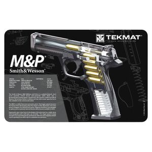 TekMat TEKR17SWMPCA Original Cleaning Mat  S&W M&P 3D Cutaway 11" x 17"