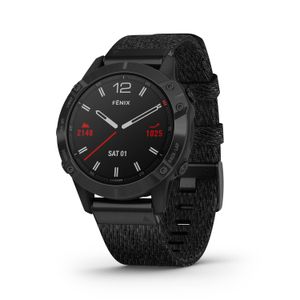 Garmin 0100215801 fenix 6 Pro Watch with Water Resistance Corning Gorilla Glass DX Black compatible with iPhone/Android