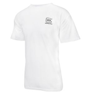 Glock AA75108 Carry With Confidence T-Shirt White Large Short Sleeve