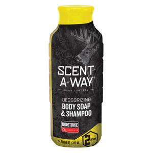 Scent-A-Way 100090 Bio-Strike Body Wash/Shampoo Odor Eliminator Odorless 24 oz