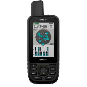 Garmin 0100243100 GPSMAP 66sr Black w/GNSS & Multi-Band Support, TOPO Mapping, Land Boundaries, Active Weather Rechargeable Li-ion