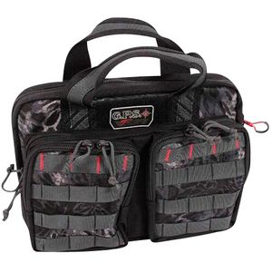 G*Outdoors GPS-T1316PCP Tactical Quad 2 Pistol Range Bag PRYM1 Blackout 1000D Nylon Teflon Coating 6 Handguns