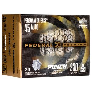 Federal PD22L1 Premium Personal Defense 22 LR 29 gr Punch Flat Nose 50 Bx/ 100 Cs