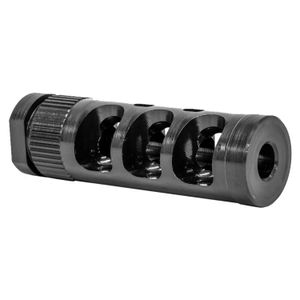 Grovtec US Inc GTHM316 G-Comp Muzzle Compensator 308 Cal 5/8"-24 tpi Black Nitride Steel