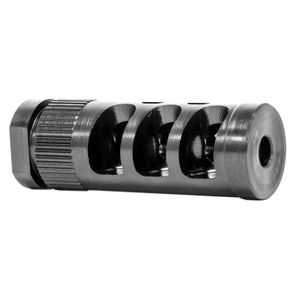 Grovtec US Inc GTHM315 Muzzle Compensator  223 Cal 1/2"-28 tpi Black Nitride Steel