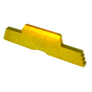 Cross Armory CRG5SLGD Slide Lock  Extended Gold 4140 Steel for Glock Gen1-5, P80