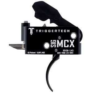 TriggerTech ARCTBB25NNF Adaptable  Sig MCX Black PVD Two-Stage Flat 2.50-5 lbs